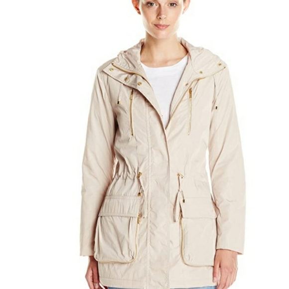 calvin klein hooded anorak jacket